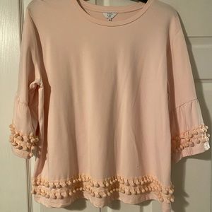 Light pink top